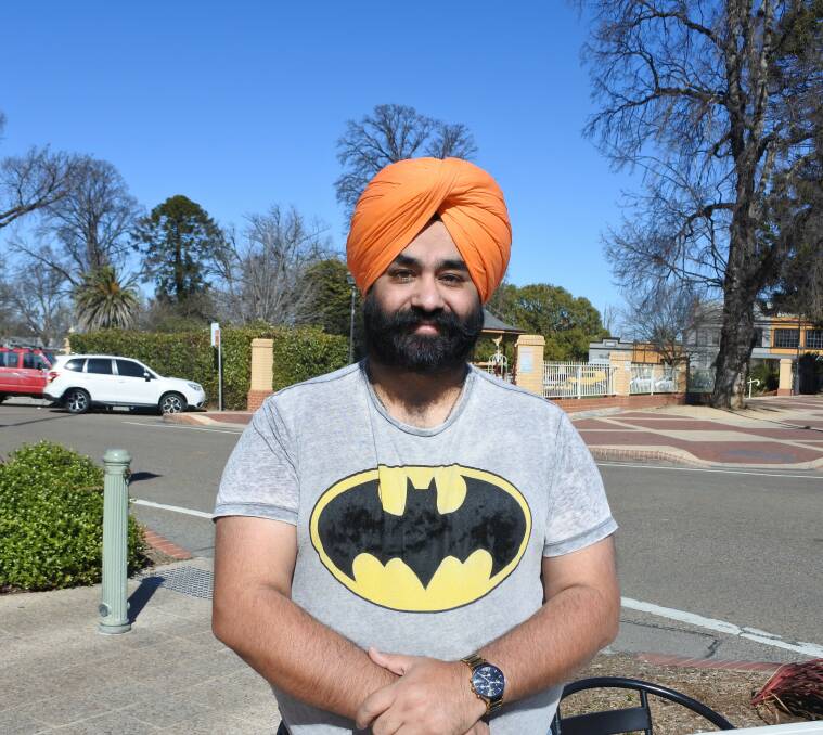 Paramvir Singh moved to Goulburn five years back and was one of the residents welcomed into the community as Australian citizens in a ceremony last month. Photo: Neha Attre.
