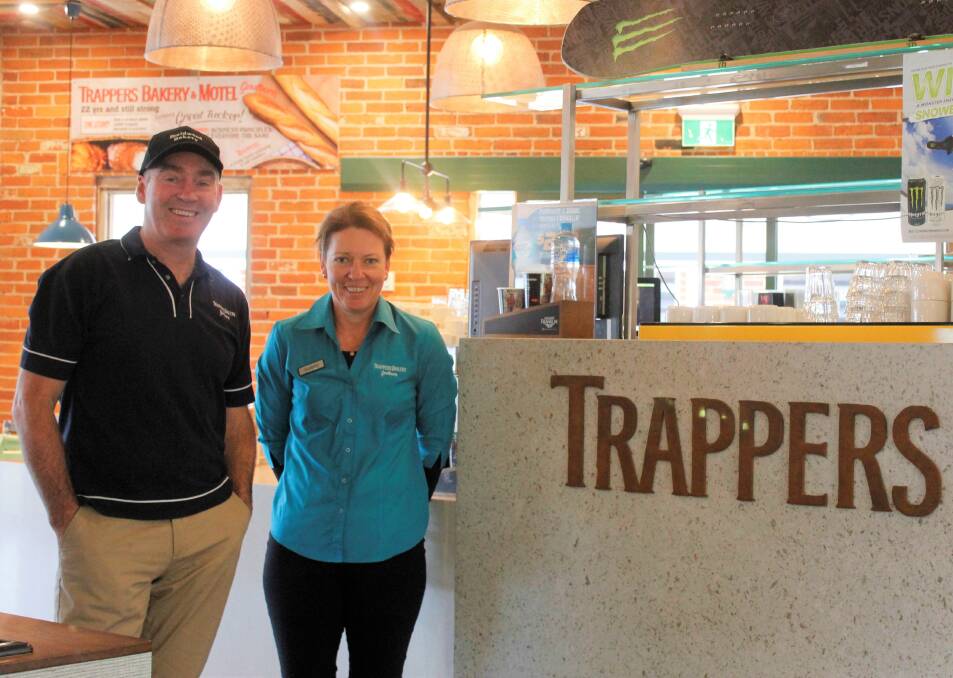 John Woodman and Jeanette Woodman at Trappers Bakery. Pic: Neha Attre