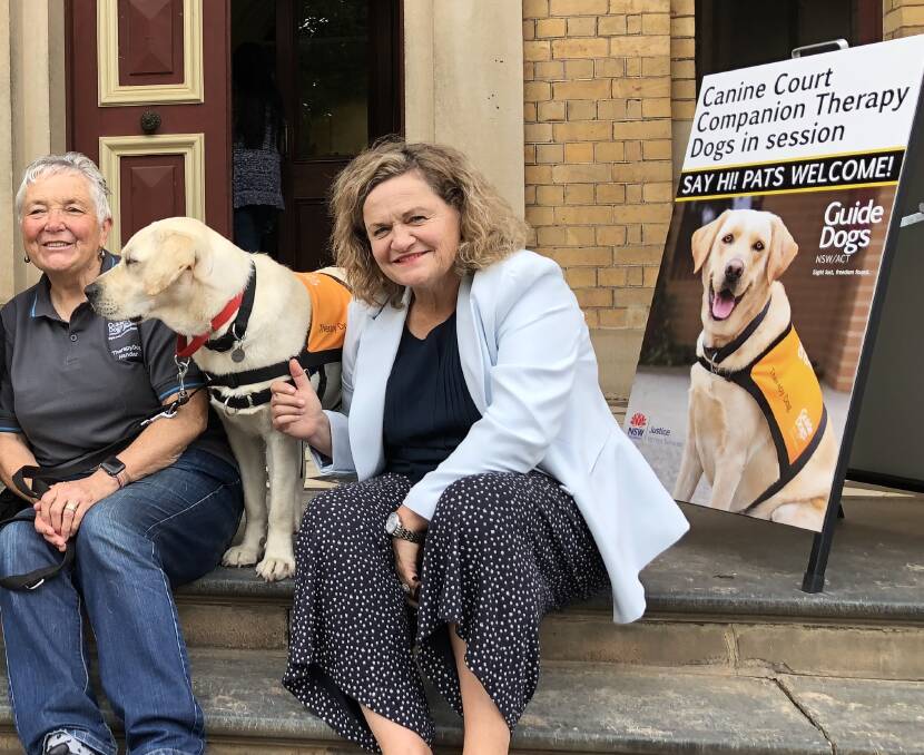 Member for Goulburn Wendy Tuckerman said that the specially-trained Labradors have provided significant comfort to people feeling anxious or overwhelmed.