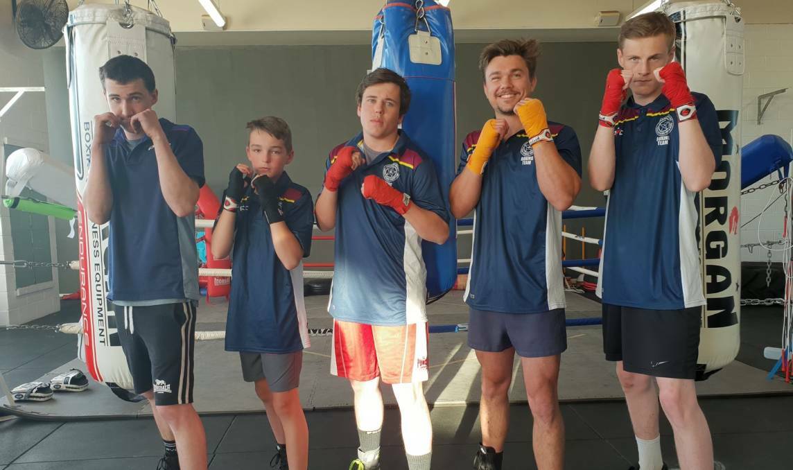 A 2019 photo of the Goulburn PCYC boxing team. Photo: Zac Lowe.