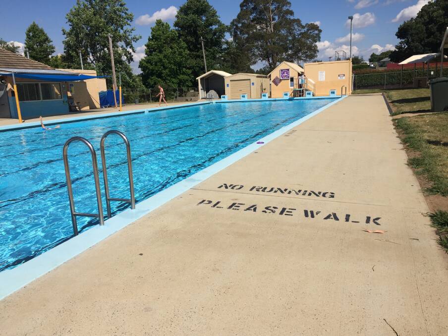 The Crookwell Pool complex has a 33-meter pool and one for toddlers. File pic 