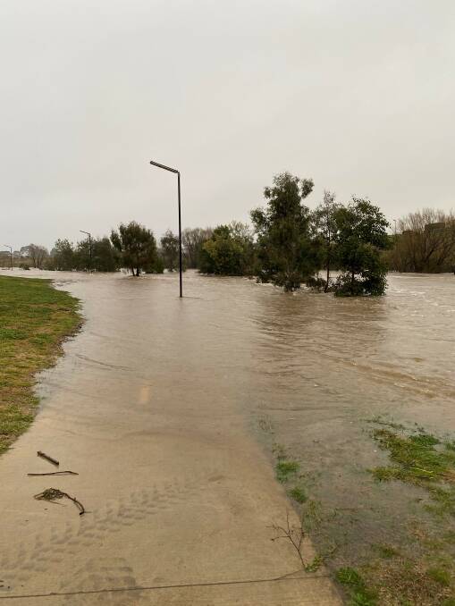 River Walkway flooding. Pic: Supplied 