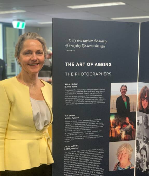 Photographer Tina Milson's portraits of Goulburn residents have been selected for 'The Art of Ageing 2020' exhibition.