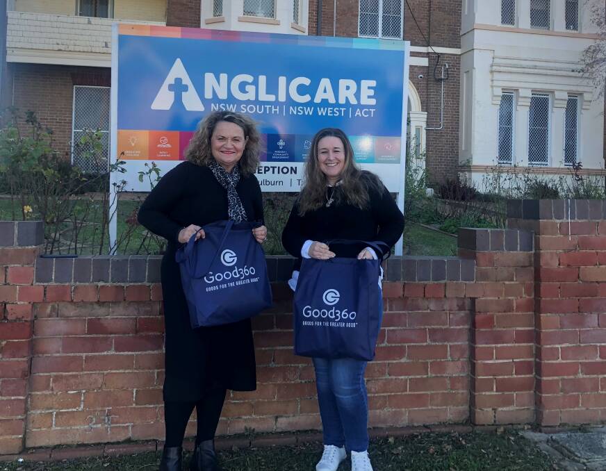 Member for Goulburn, Wendy Tuckerman, and Anglicare's Regional Manager of Housing and Social Services Toni Reay. Photo: Supplied.