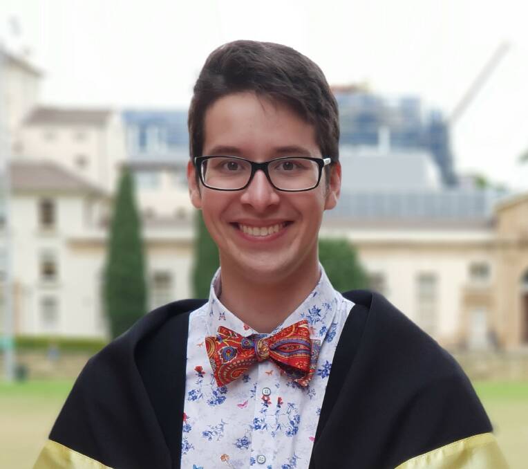 A 22-year-old scientific inventor Ethan Butson is the Yass Valley's Australia Day Ambassador for 2021. Pic: Supplied 