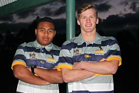 Queanbeyan's Francis-Sokai Tai and Lachlan Osborne have gained national selection honours. Photo: Gemma Varcoe. 