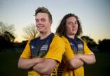 Brothers Ryan and Lachlan Lonergan are set to play integral roles for the ACT Schoolboys squad. Photo: Jay Cronan.