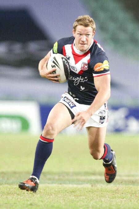 James Aubusson, the new Goulburn Workers Bulldogs coach in action for the Sydney Roosters last season. Photo courtesy Sydney Roosters.