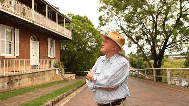 Pushing for Warragamba solution … flood protection campaigner John Miller in Windsor.