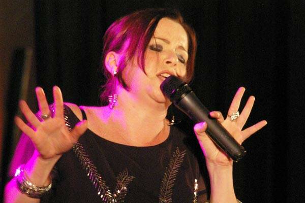 DREAMBOOGIE: Singer Rebecca Davey from Dreamboogie, one of the standout acts over the Blues Festival weekend.