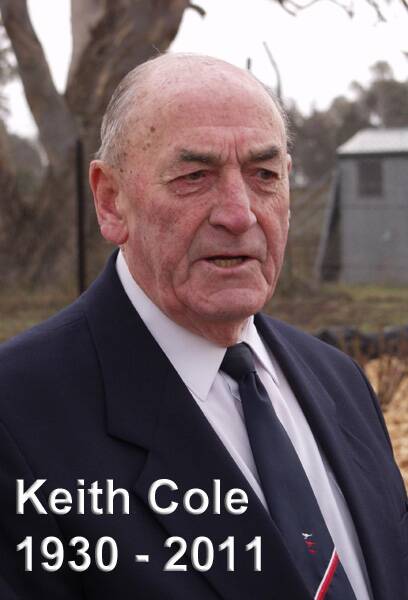 ELDER STATESMAN: One of Goulburn best known and most loved local identites, former mayor Keith Cole, has passed away after a lengthy illness.