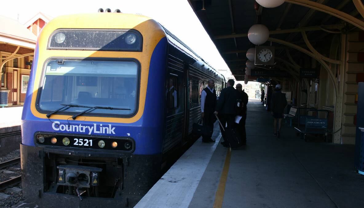 SERVICES IN TRAIN: Goulburn will come out ahead with more services if a draft train timetable goes ahead, says local train author, Leon Oberg. 