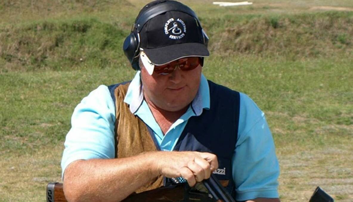 DAVID AND CLUB'S GOLIATH SHINE: A shoot-off was required to separate Fraser Roberts (left) and Dave Price. Although Roberts Claimed the Mixed Target Championship, Price was declared overall high gun.