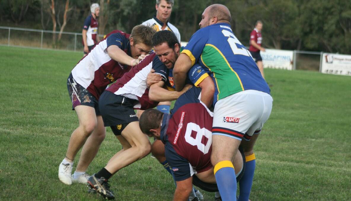 Week one of the four-week Goulburn Rugby Sevens competition. Photos CHRIS GORDON.