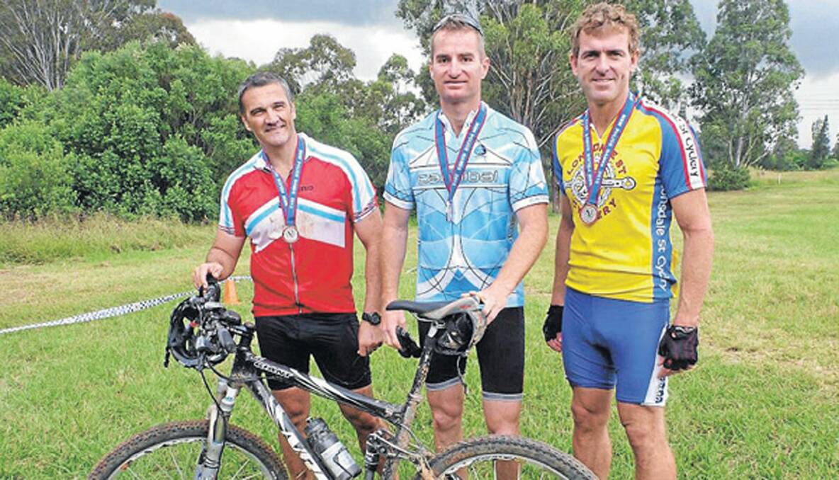 MOOLOOLABA TO ORANGE: Mark Stutchbury, Damien Ottley and Andy Oberg each bagged a silver medal at the NSW Police Games. 