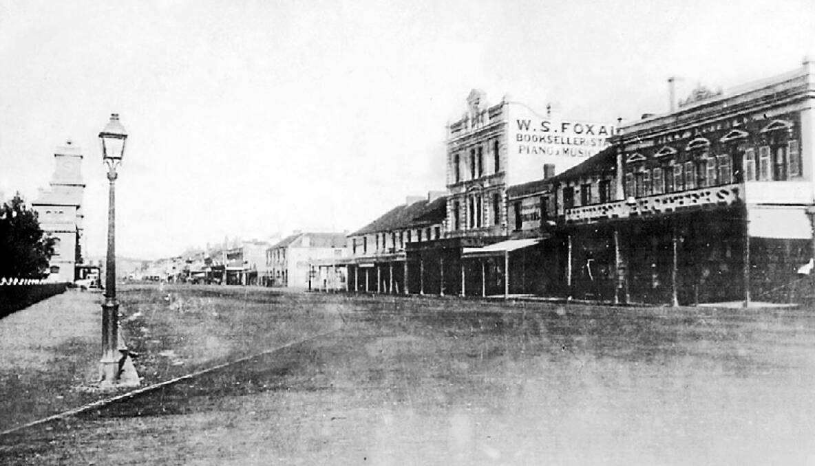 OLD DAYS: Auburn St is believed to be named by innkeeper James Futton after a line from a poem. This photo, from the Post’s archives, was taken circa 1900 looking south. 