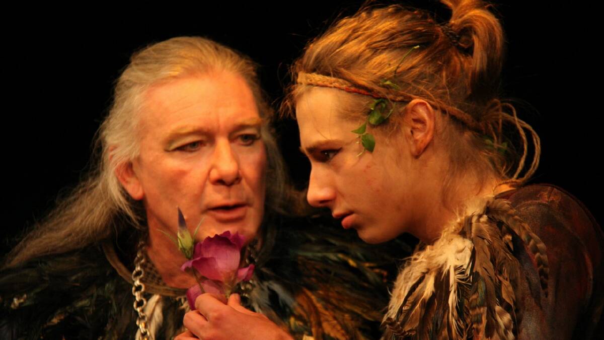IN CHARACTER: Mark Churchill (right) starred in the Lieder’s production of A Midsummer Night’s Dream in 2012, alongside Greg Seckold. Photo: Brian Richardson.